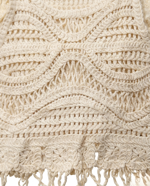 Blusa Boho Beige