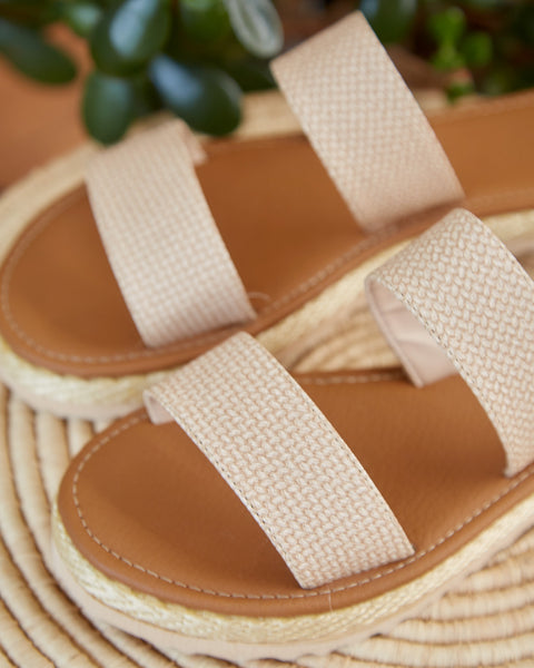 Sandalias Dos Tiras Yute