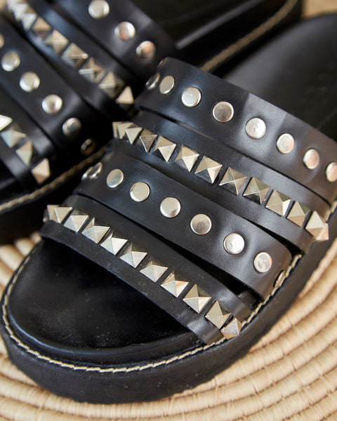 Sandalias Full Taches Negro