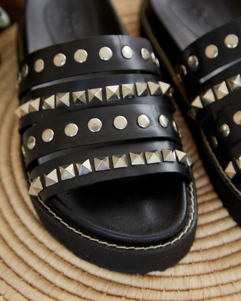 Sandalias Full Taches Negro
