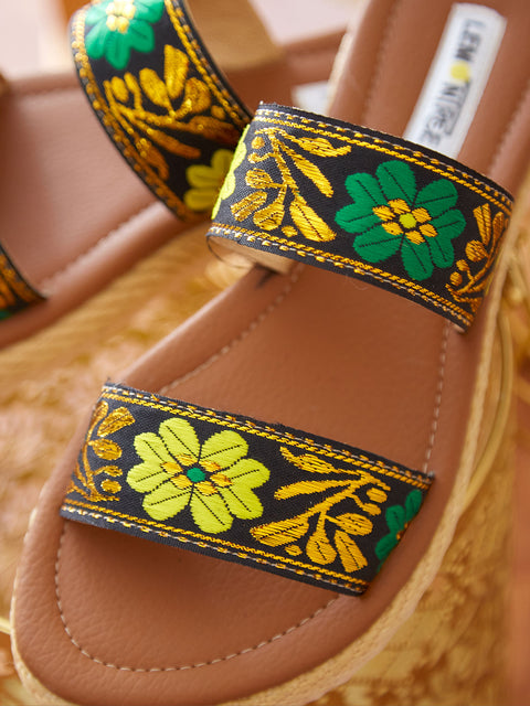 Sandalia Boho Negro