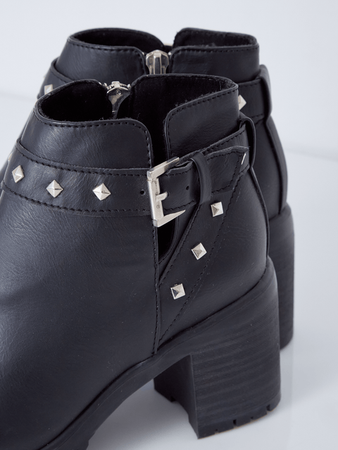 Botin Cierre Taches Negro