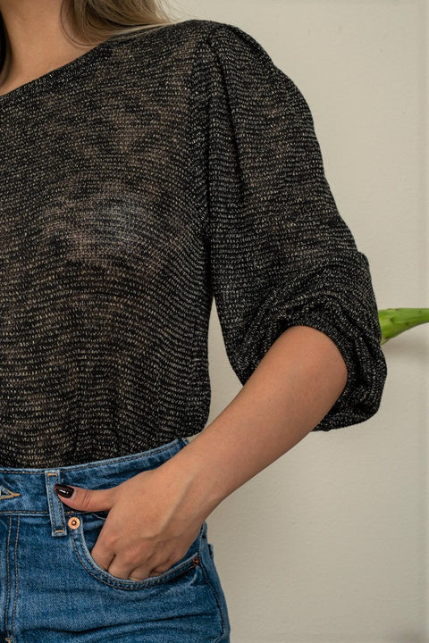 Camiseta Manga Larga Lurex