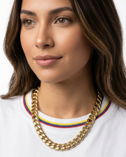 Camiseta Premium Colombia Beisbolera Beige