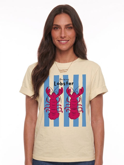 Camiseta Premium Langosta Beige