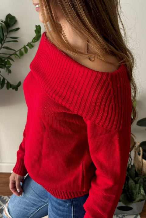 Buzo Cuello Bandeja Rojo