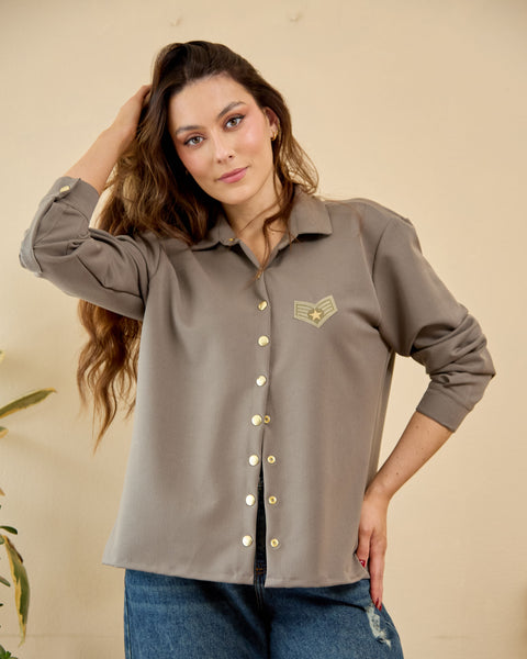 Chaqueta Militar Verde