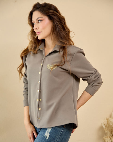 Chaqueta Militar Verde
