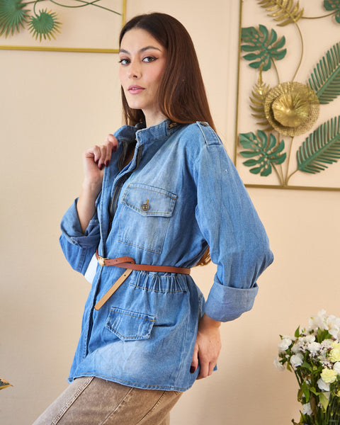 Chaqueta Denim Camper Azul