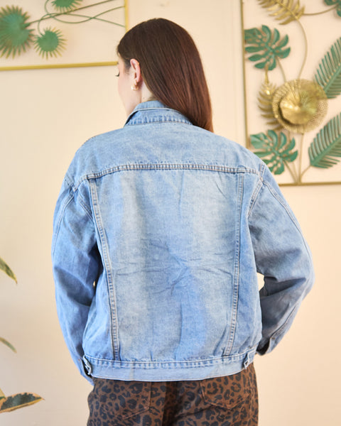 Chaqueta Denim Oversize Azul