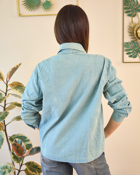 Camisa Denim Taches