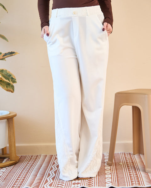 Pantalón Blonda Beige