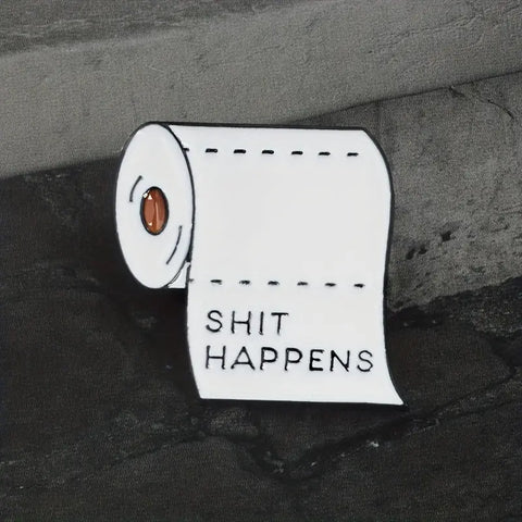 Pin esmaltado Shit Happens