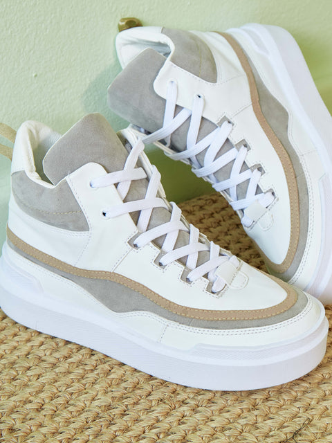 Tenis Bota Beige