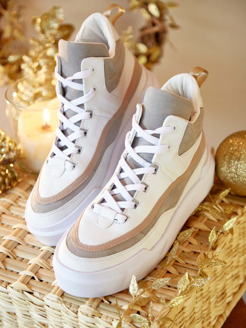 Tenis Bota Beige