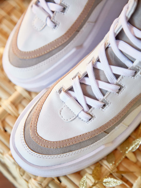 Tenis Bota Beige