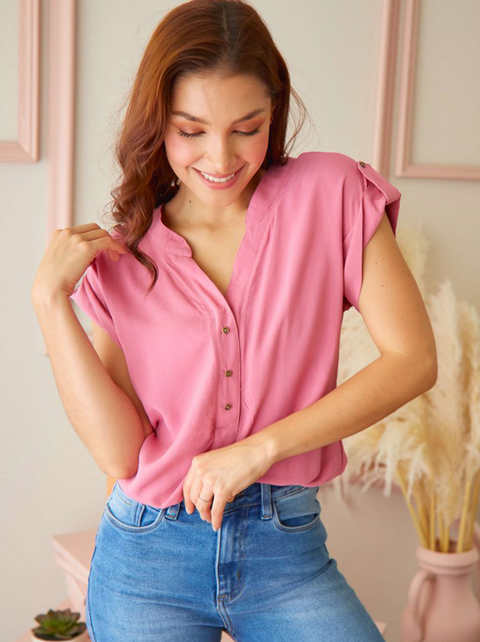 Blusa Azucena Rosado