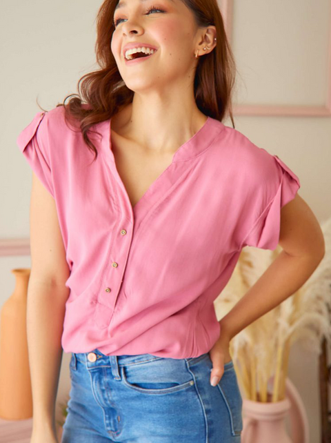 Blusa Azucena Rosado